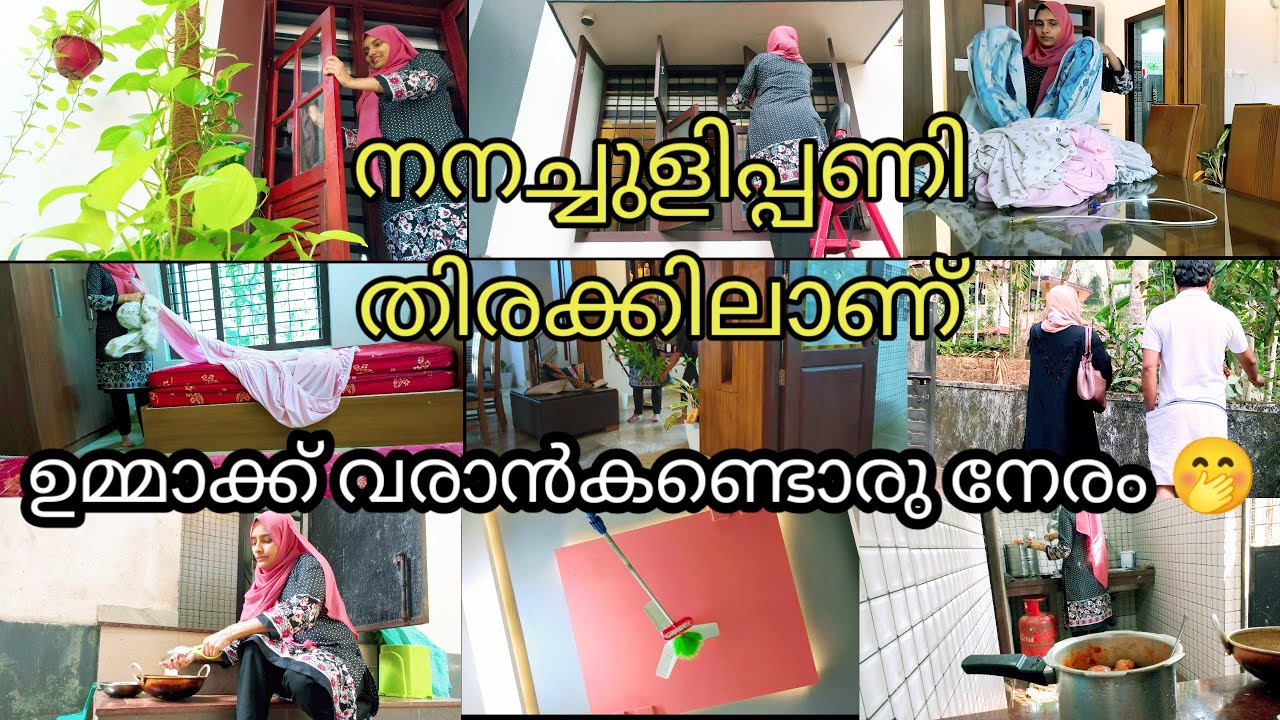 നനച്ചുളി cleaning എളുപ്പമാകാൻഞാൻ ചെയ്തത് 👍nanachulidayinmylife/morningtoevening/familyvlog