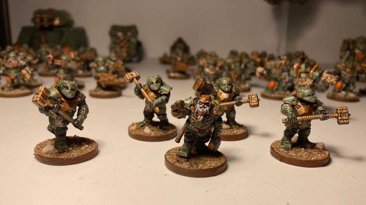 40k Squats/Mantic Forge fathers - Army Showcase