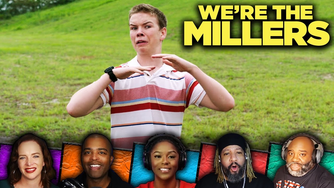 Reactors Reacting to KENNY BIT BY GIANT SPIDER | We're The Millers (2013)