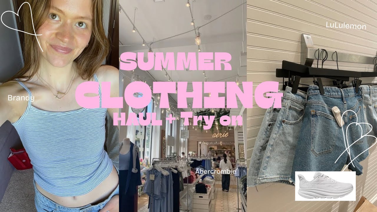 SUMMER CLOTHING HAUL + TRY ON