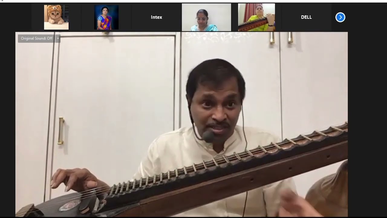 Workshop-7 on Raga Malayamarutham and Swara kalpana tips in Rupaka thalam