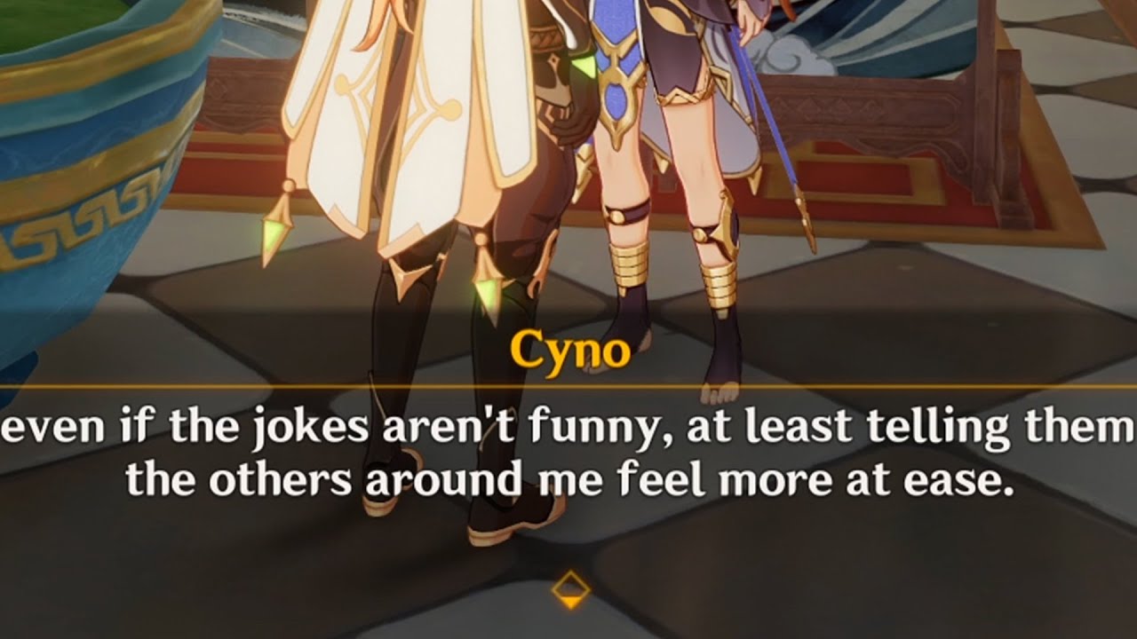 Reason why Cyno always tell a Joke is Wholesome