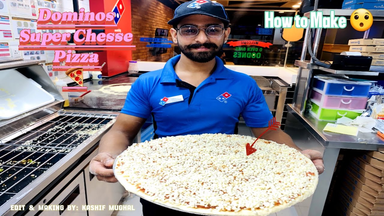 Dominos Make a Super Cheese Mozzarella 😁 pizza 🍕