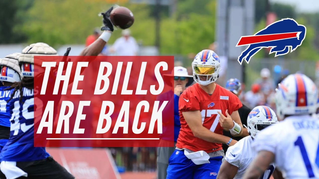 BILLS CAMP DAY 1 - Allen update, Tre White's status and turkey burgers?