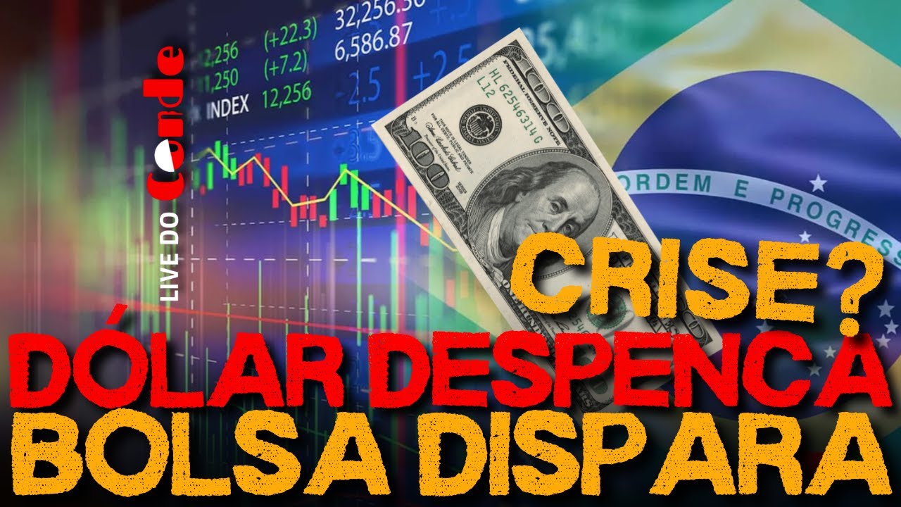 Live do Conde | Dólar despenca, bolsa dispara: efeito Trump canaliza fundos para o Brasil