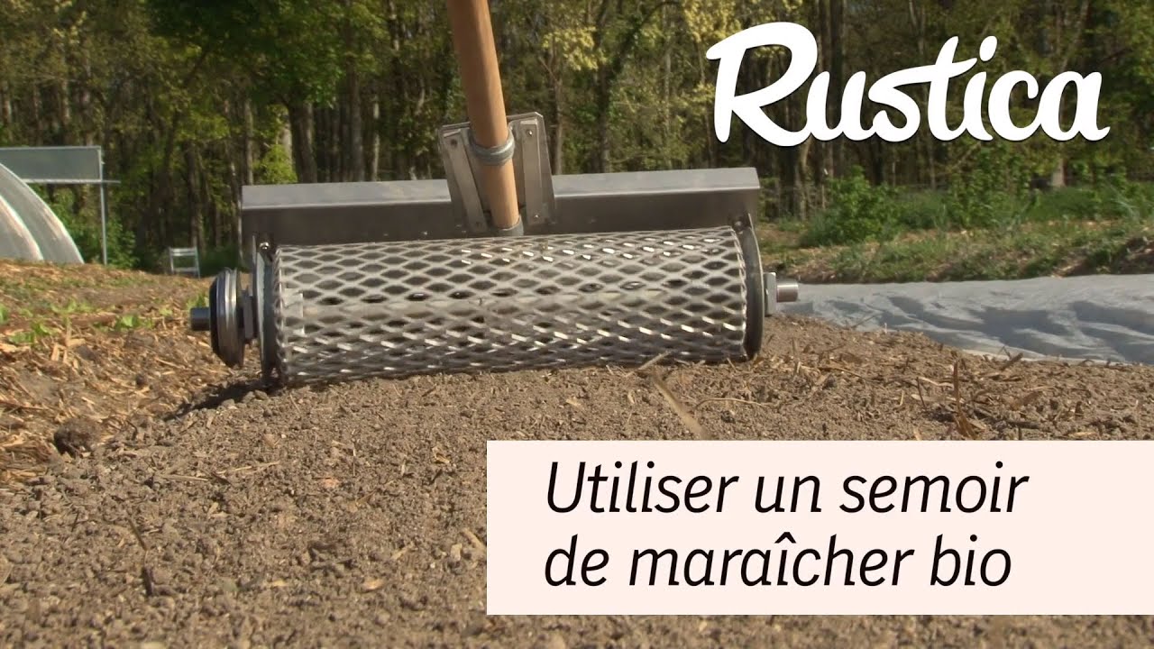Utiliser un semoir de mara&icirc;cher bio
