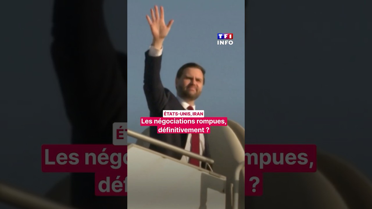 &Eacute;tats-Unis, Iran : les n&eacute;gociations rompues, d&eacute;finitivement ?｜TF1 INFO
