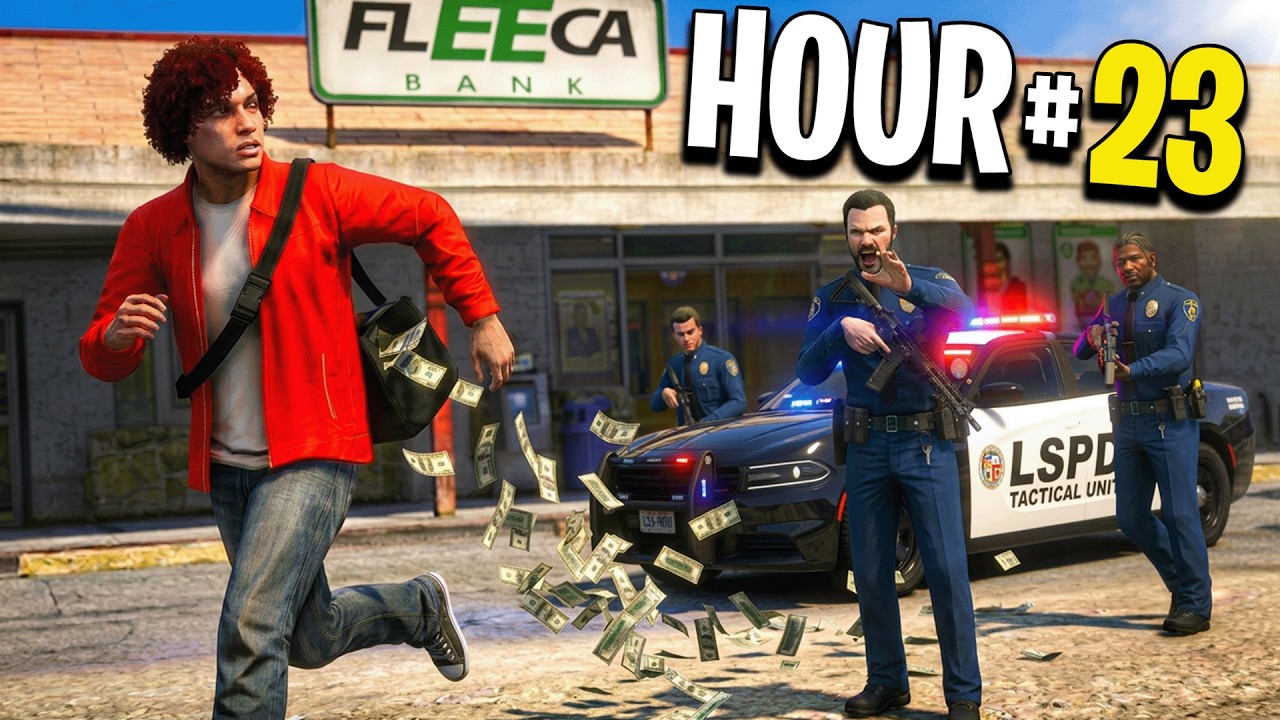 24 Hours as Criminal in GTA 5 RP! (FiveM)