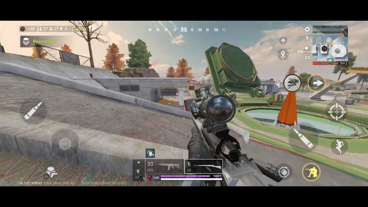 Blood Striker jogo legal até tem uma boa jogabilidade no jogo💪🏻😎