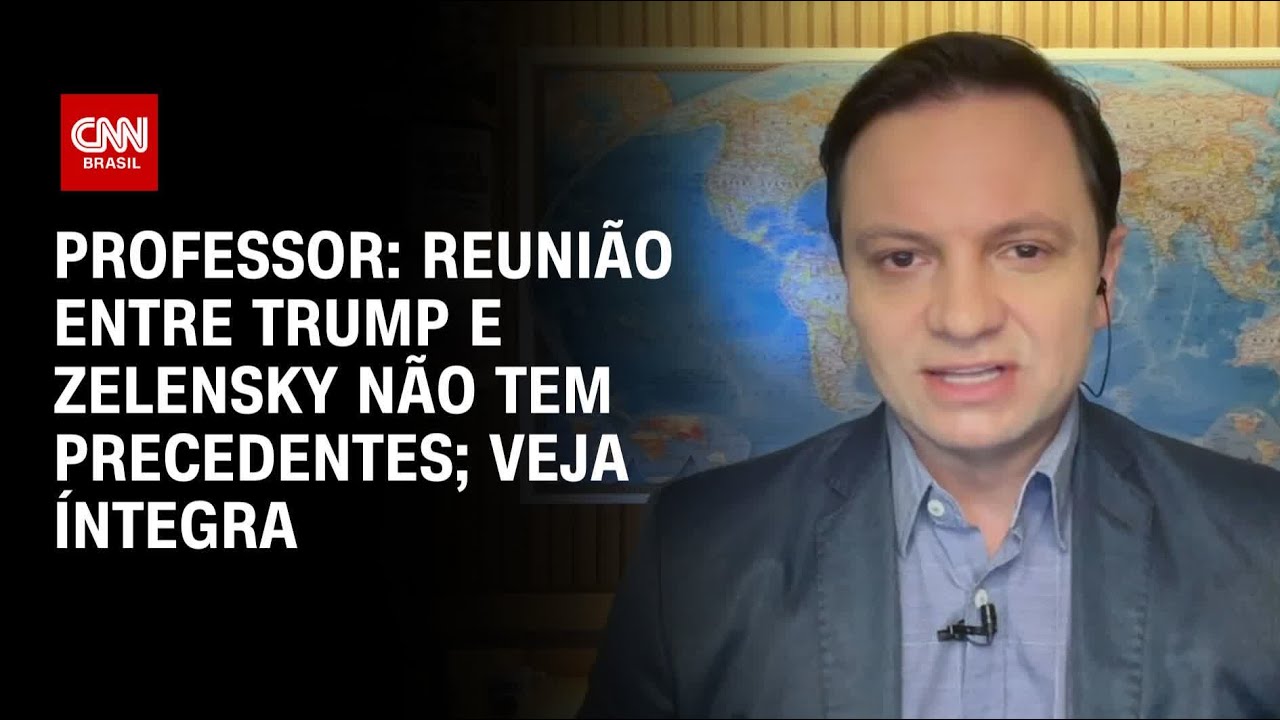Professor: Reunião entre Trump e Zelensky não tem precedentes; Veja íntegra | CNN 360°