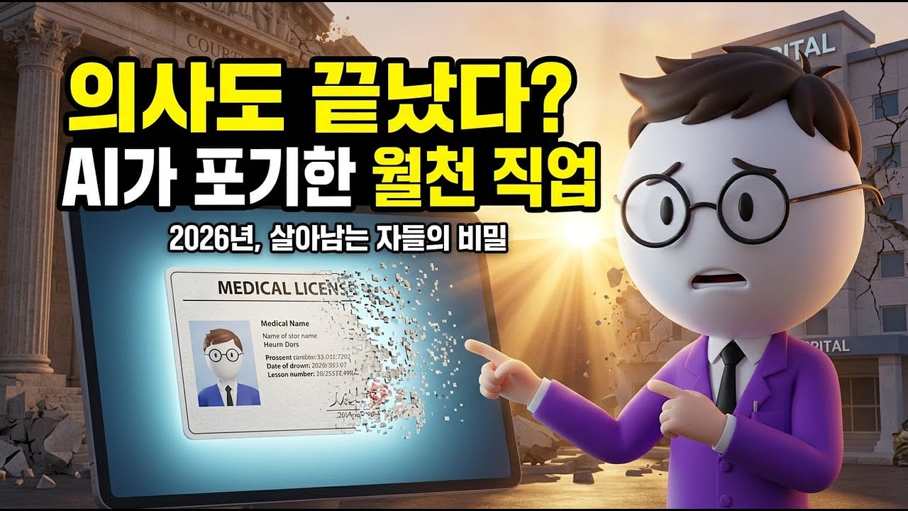 서울대 나와도 백수 되는 시대, 기계가 절대 못 뺏는 황금알 직업 Top 3