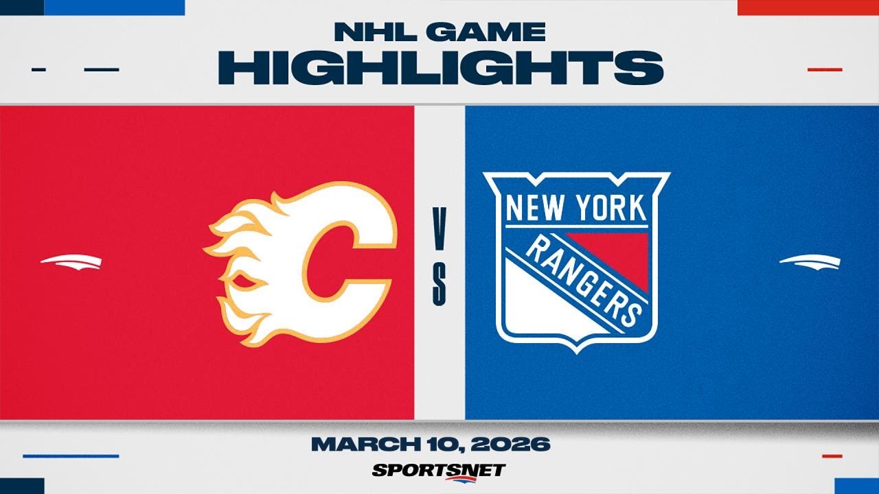 NHL Highlights | Flames vs. Rangers - March 10, 2026