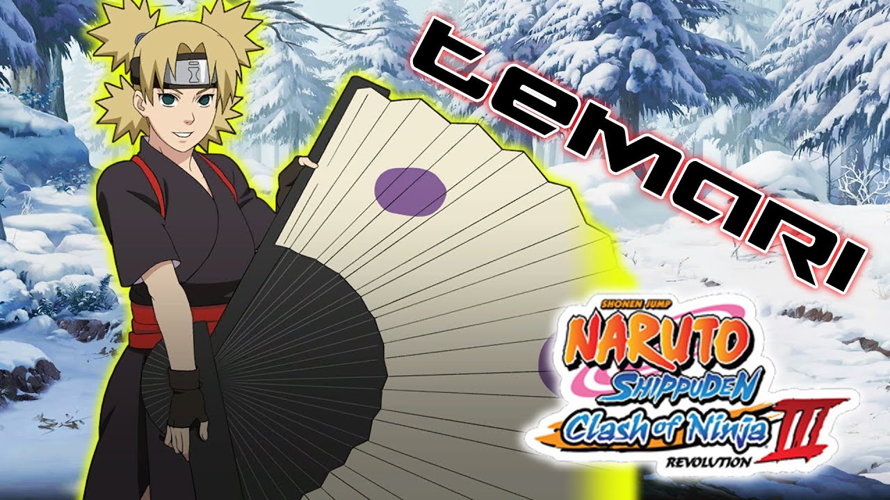 Naruto Shippuden Clash of ninja Revoulution 3 Temari Score Attack