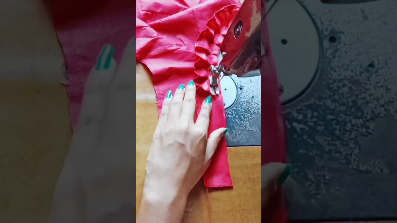 amazing frill neck cutting and stitching easy tricks @Sewingtales #shorts#viral#short