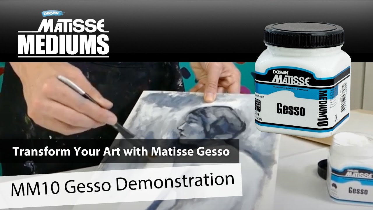 Transform Your Art with Matisse Gesso - MM10 Gesso Demonstration