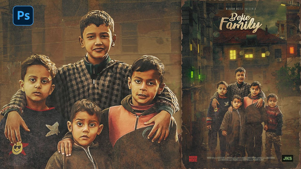 Advanced Vintage Movie Poster in Photoshop