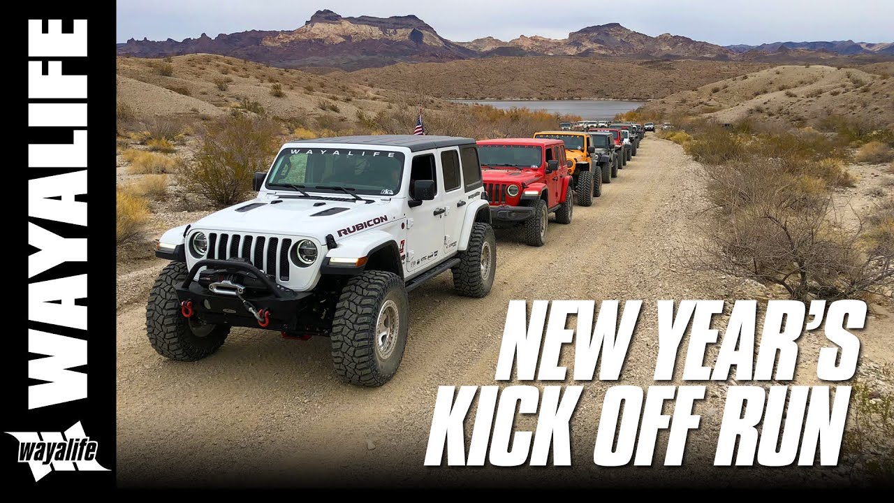 WAYALIFE NEW YEAR KICK OFF RUN : Desert Off Road & Rock Crawling Fun in Jeep JL & JK Wranglers