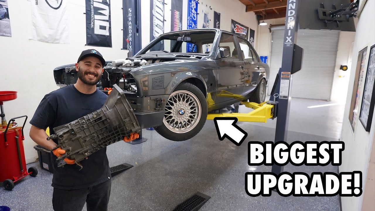 Manual Transmission Swap for my RHD BMW E30!