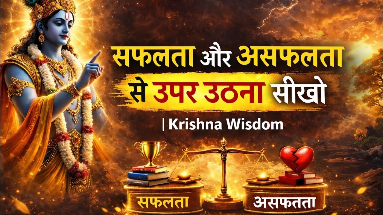 सफलता और असफलता से ऊपर उठना सीखो | Krishna Wisdom
