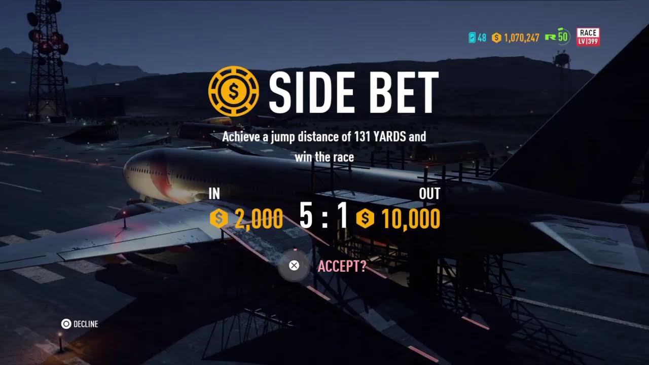 Driving around in need for speed payback