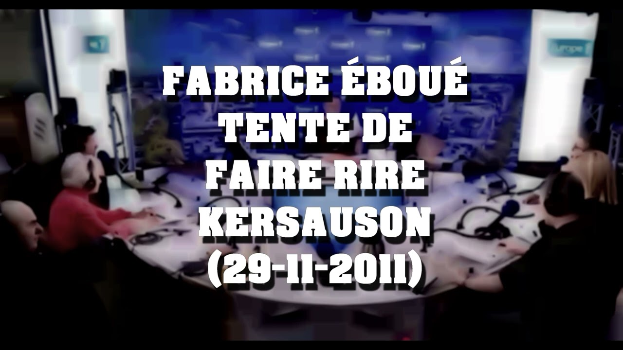 On va s'g&ecirc;ner - Fabrice Ebou&eacute; tente de faire rire Kersauson (29-11-2011)
