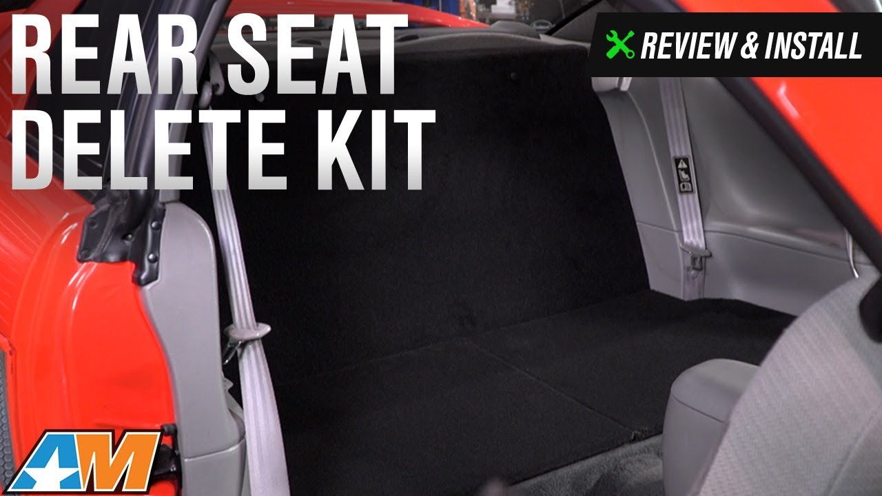 1994-2004 Mustang Rear Seat Delete Kit Review & Install