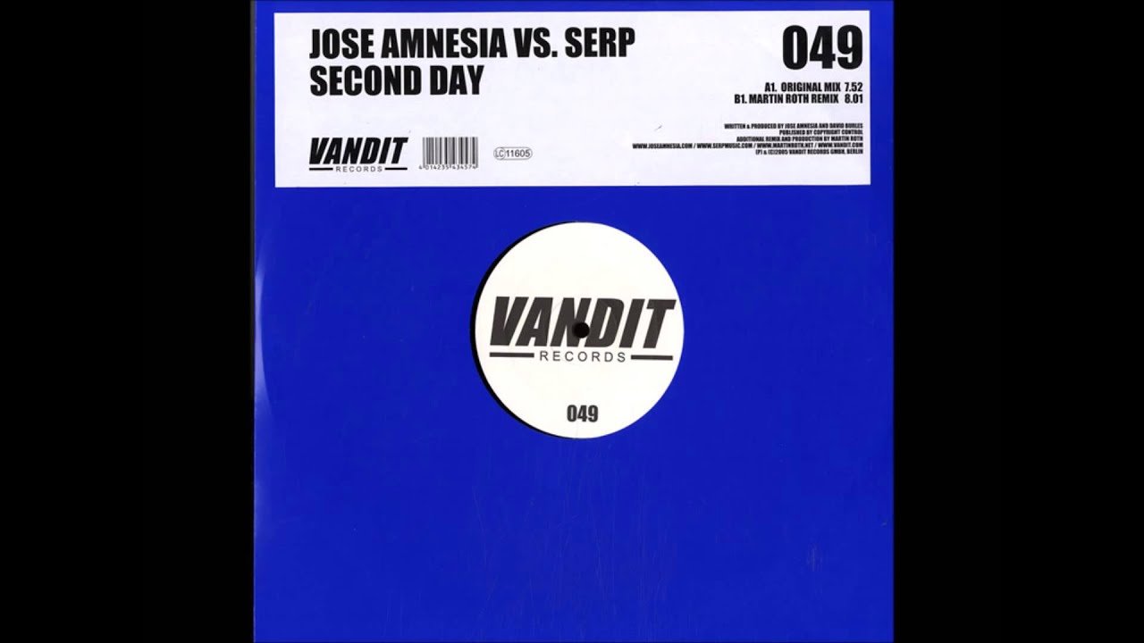 Jose Amnesia vs. Serp &lrm;- Second Day (Martin Roth Remix) [2005]