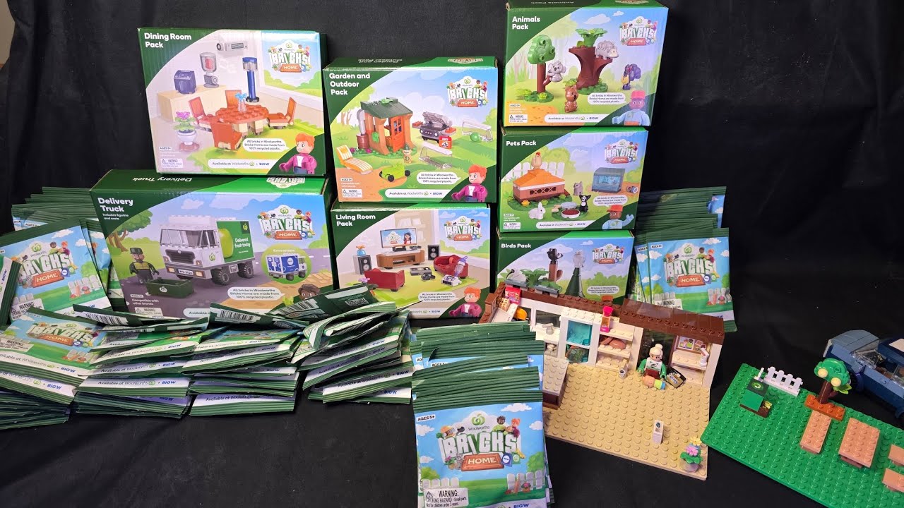 Unboxing: Woolworths + Big W Australia Bricks Home Animal Birds Pets and Blind Bag Mystery Packs