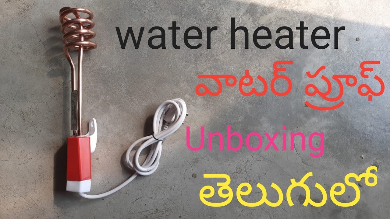 Water Heater Shock proof And Water Proof.