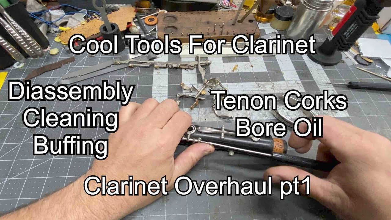 Clarinet Overhaul pt 1, Band Instrument Repair, Ferree's Tools, Wes Lee Music Repair