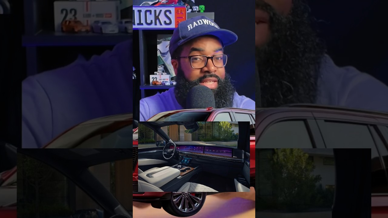 Cadillac put a 55-inch display in a SUV #CarQuicks #CarQuicksPodcast #EP60