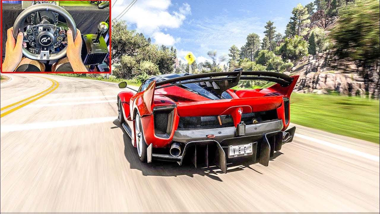 Ferrari FXX K Evo | Forza Horizon 5 | Fanatec DD Pro Steering Wheel Gameplay
