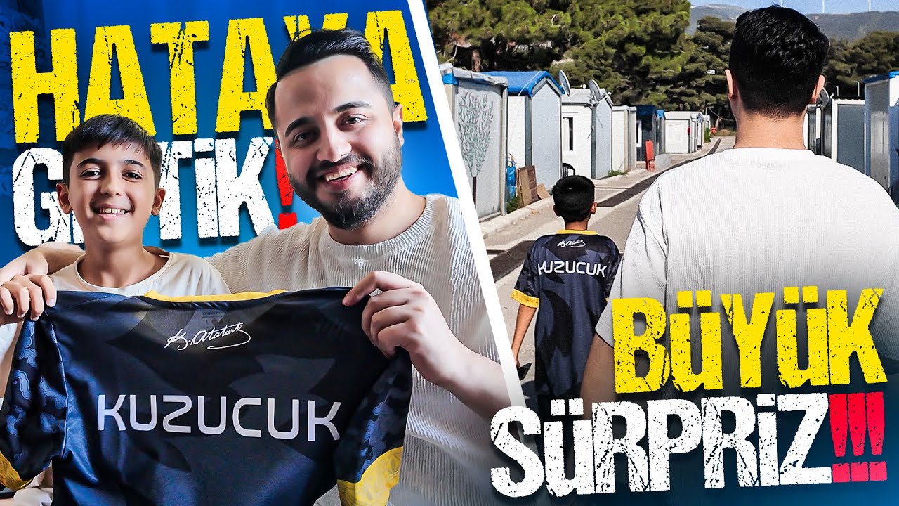 HATAY'A GİDİP KUZUCUK'UN EVİNİ BASTIK! 120 FPS TELEFON HEDİYE ETTİK! (BÜYÜK SÜRPRİZ)