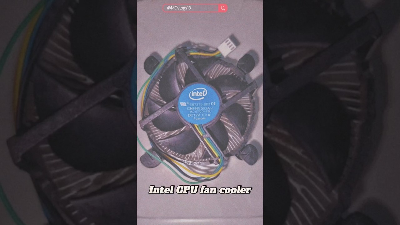 Intel CPU fan 