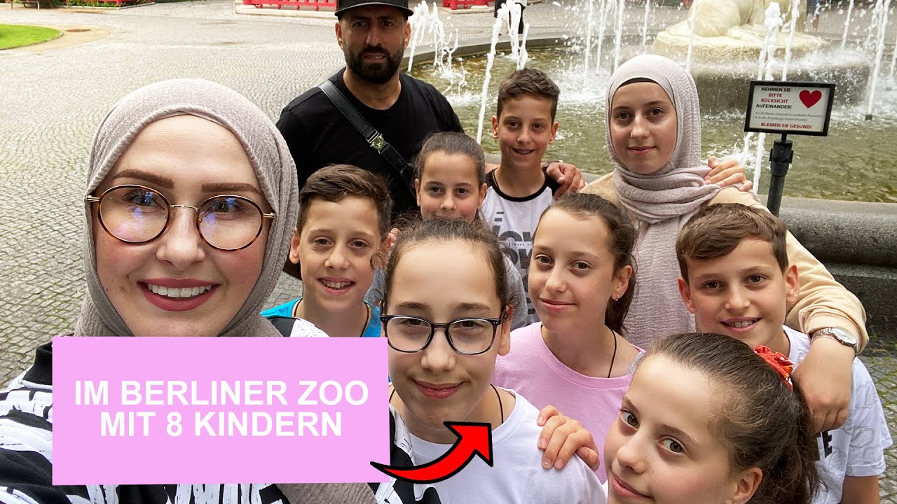Wir besuchen mit unseren 8 Kindern den Berliner Zoo | Berliner Sechslinge