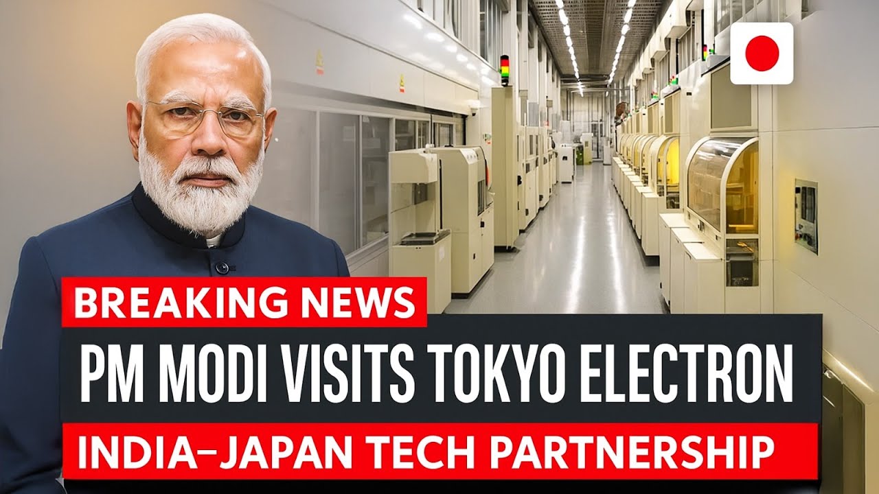 PM Modi in Japan: Tour of Tokyo Electron Semiconductor Plant | India&rsquo;s Tech Future Rising