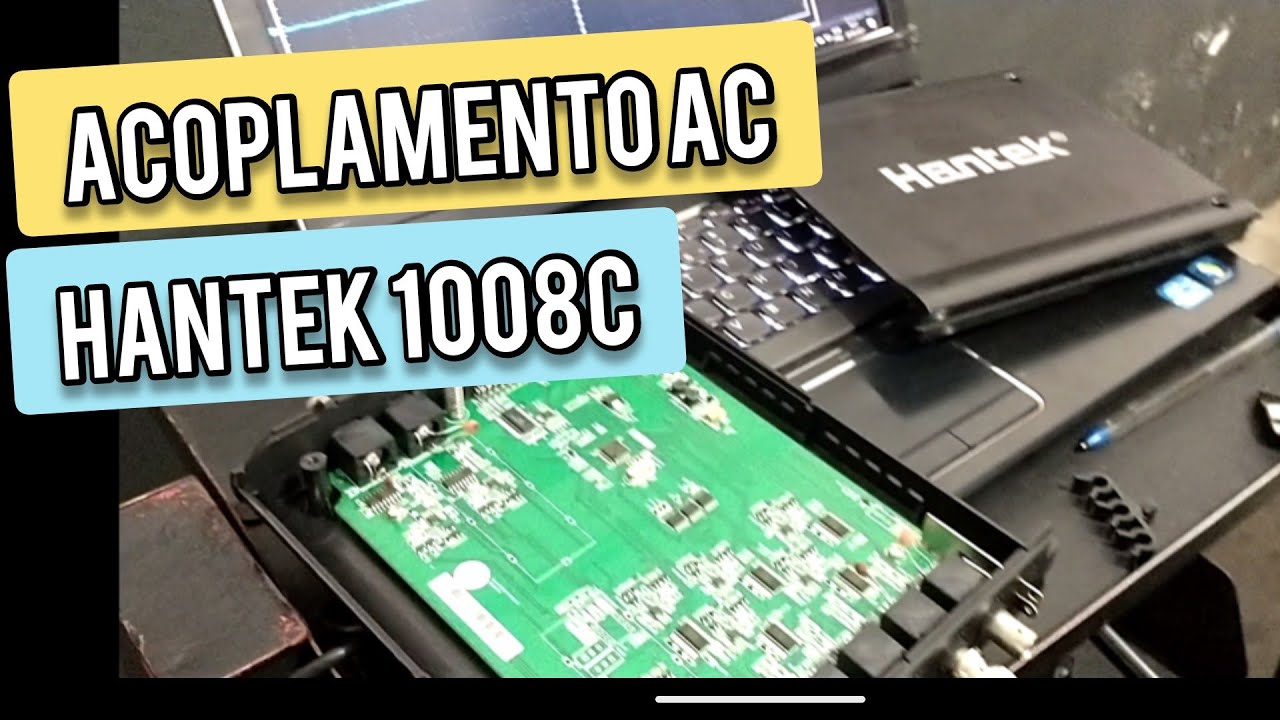 como adaptar acoplamento  AC Hantek 1008 C