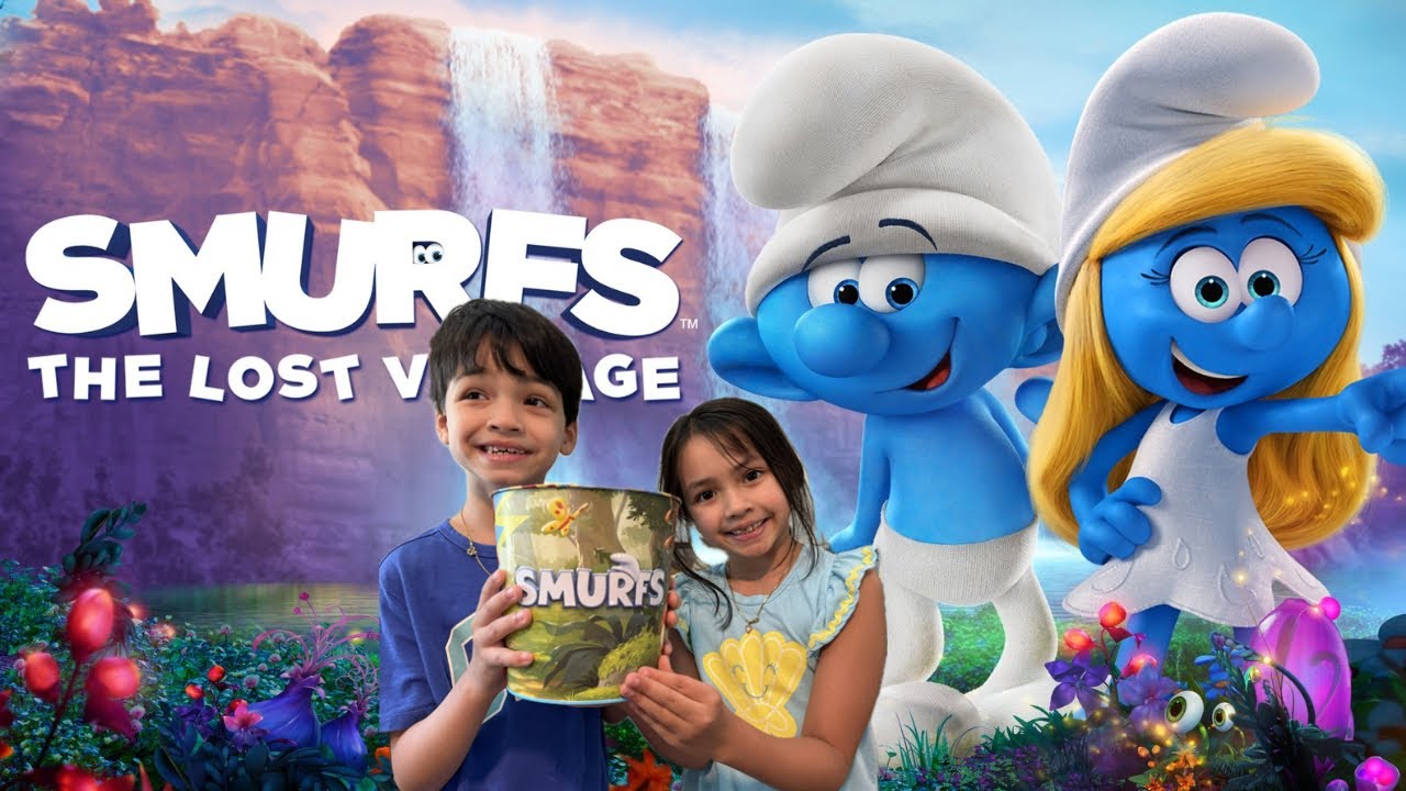 Smurfs The Lost Village Watch Party (Getting Ready For NEW Smurfs Movie)