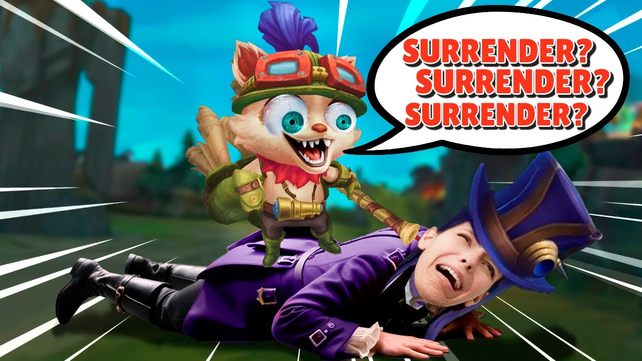 ¿Surrender? ¡No Lo Creo! La Humillación Épica de Teemo en la Jungla😈