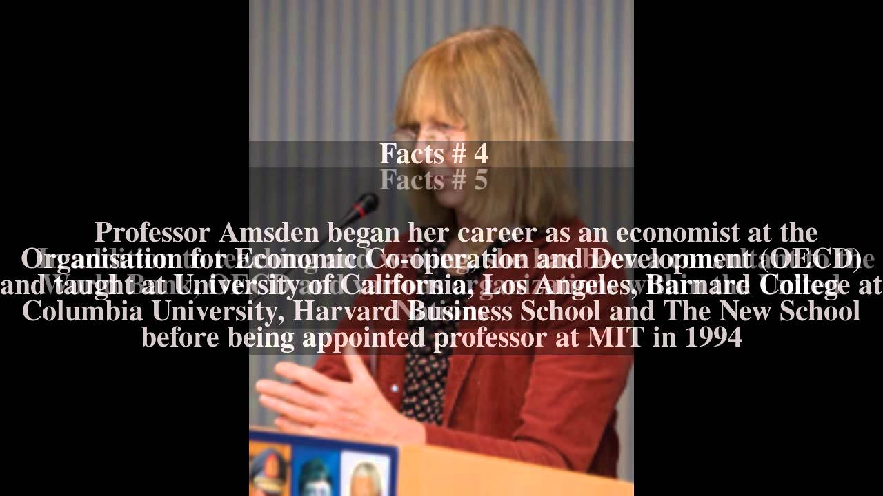 Alice Amsden Top # 11 Facts