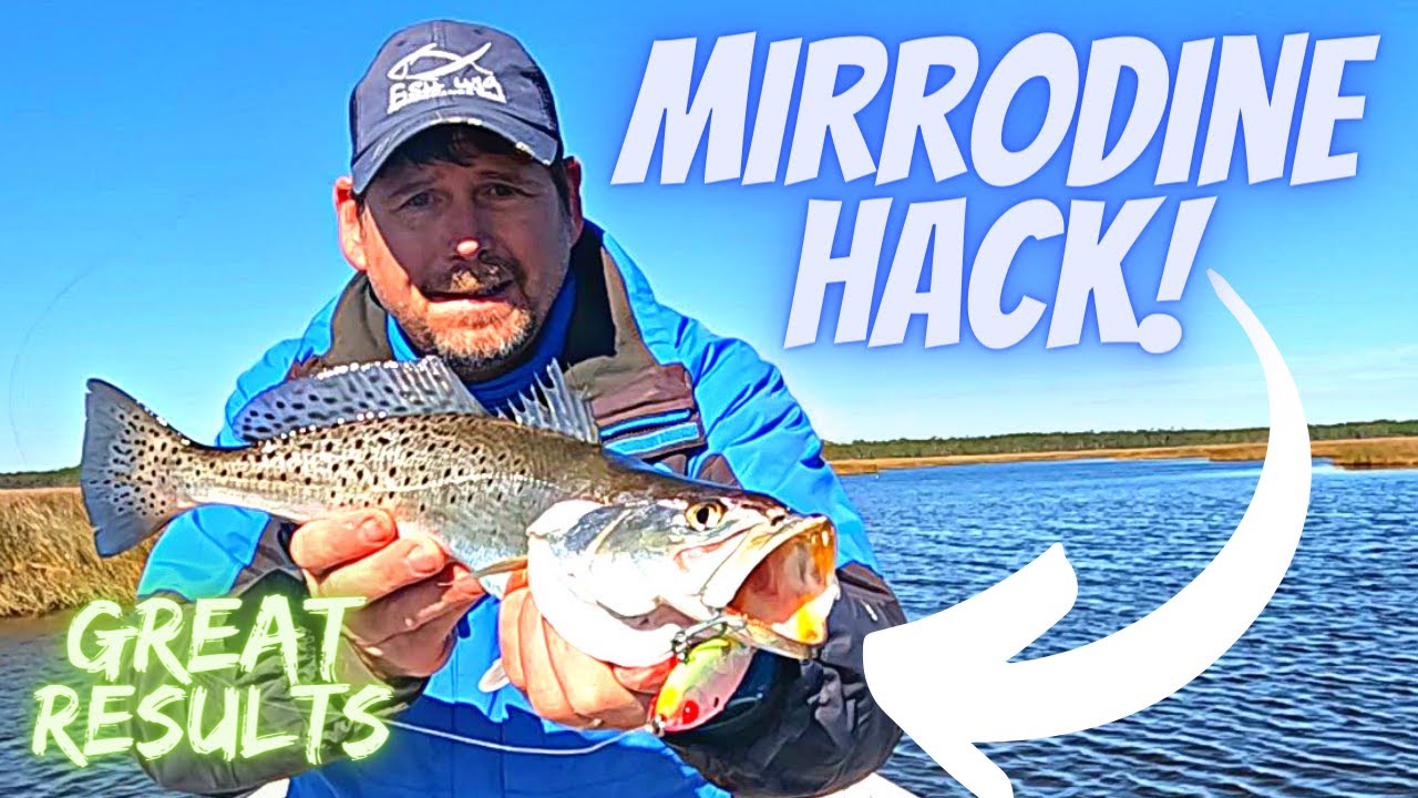 This **MIRRODINE HACK** will catch more SPECKLED TROUT!
