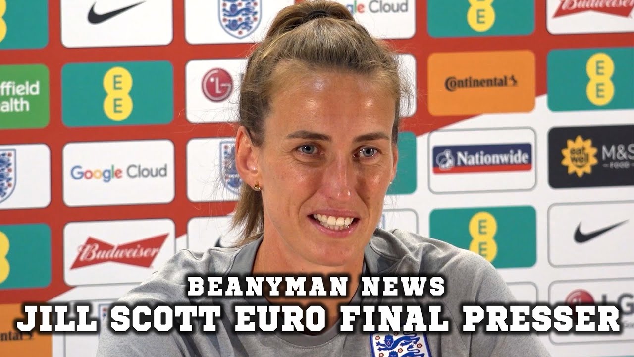 Jill Scott pre-match press conference | England v Germany | Euro 2022 FINAL