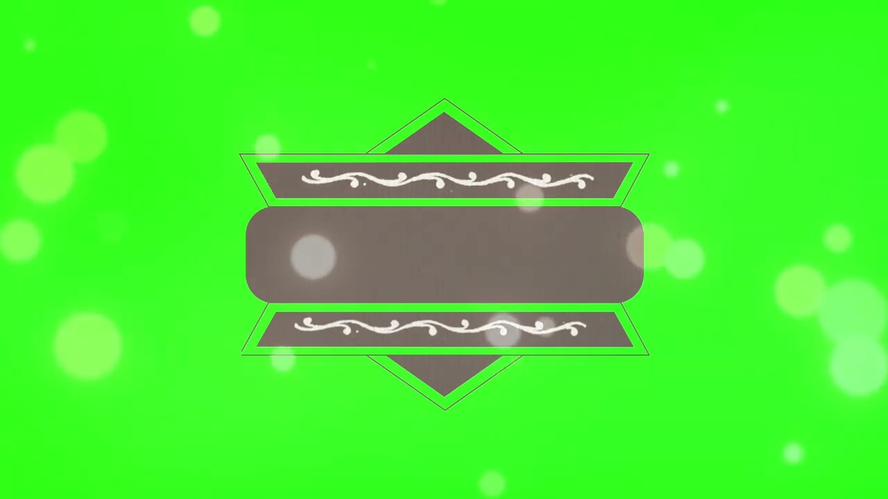 16 VINTAGE TITLE AND LOWERTHIRDS ANIMATED ICON GREEN SCREEN