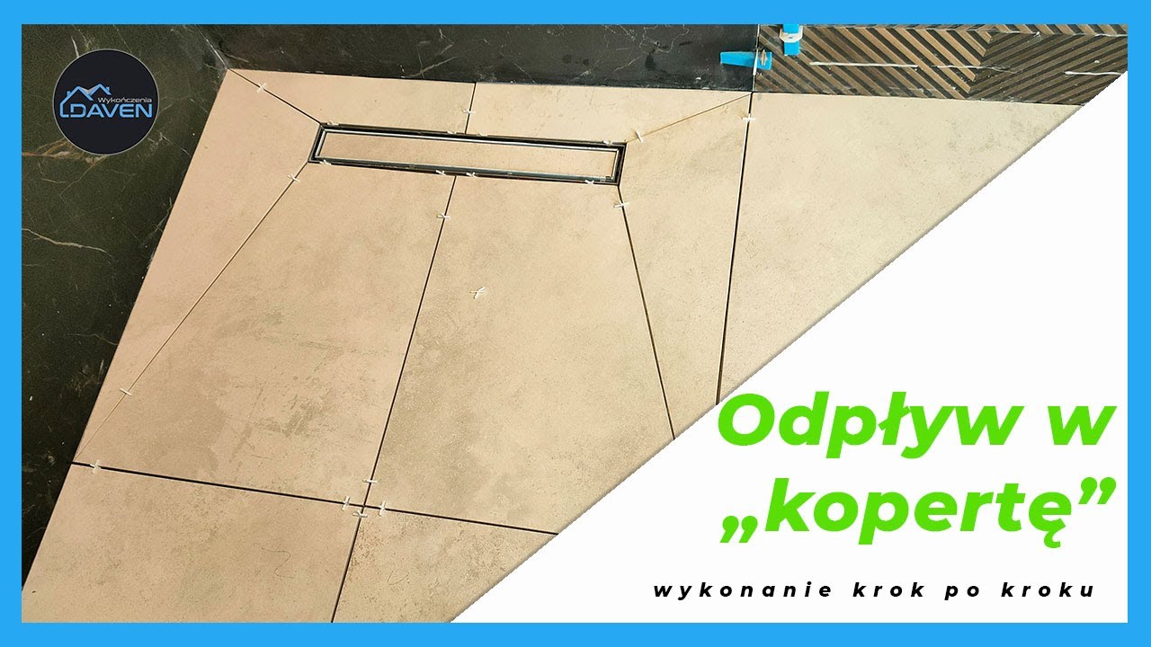 Jak wykonać kopertę w odpływie liniowym?- odpływ liniowy w kopertę+ bonusowa wiedza na końcu odcinka