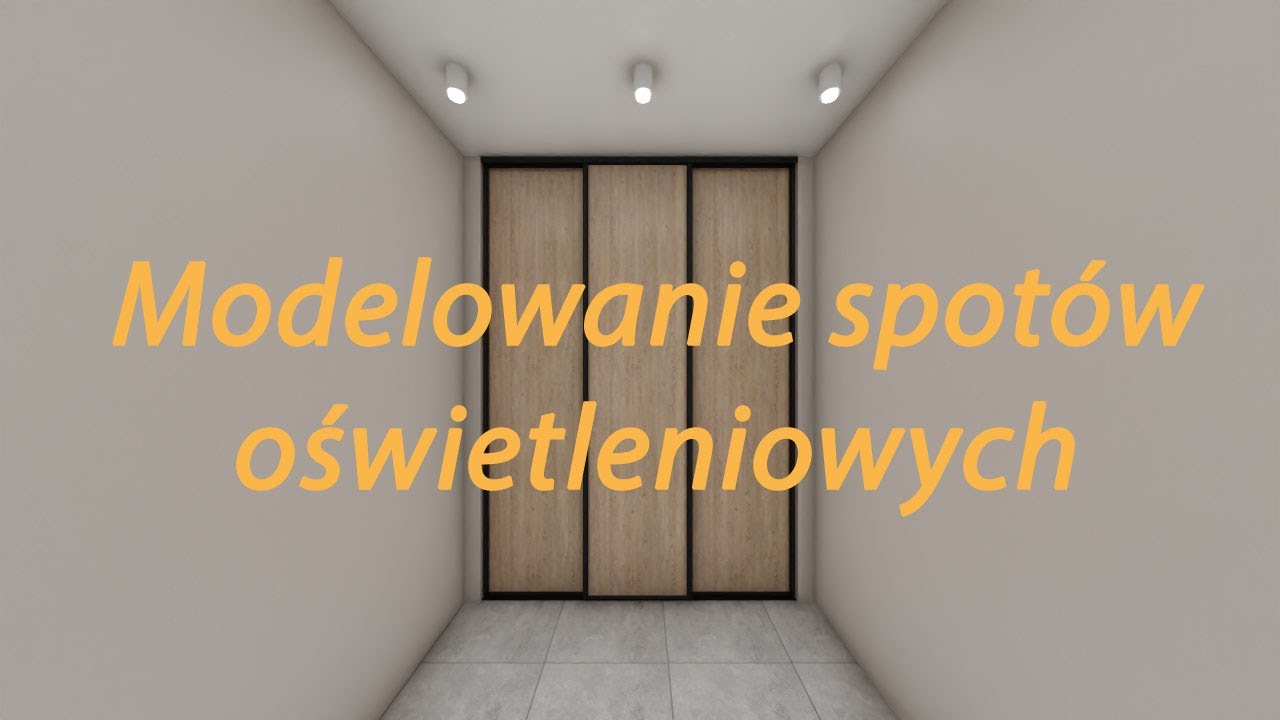 Modelowanie spotów oświetleniowych w PRO100. Tworzenie prostych modeli. #pro100