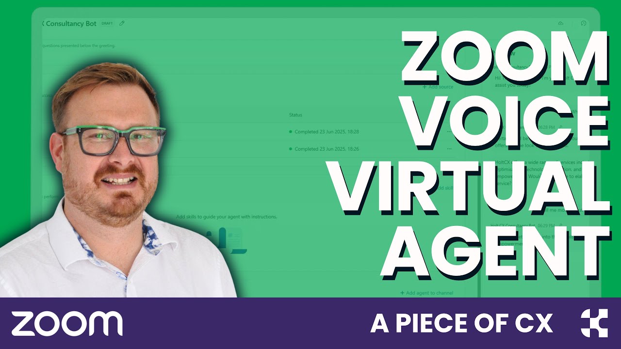 A Piece of CX: Zoom Voice Virtual Agent