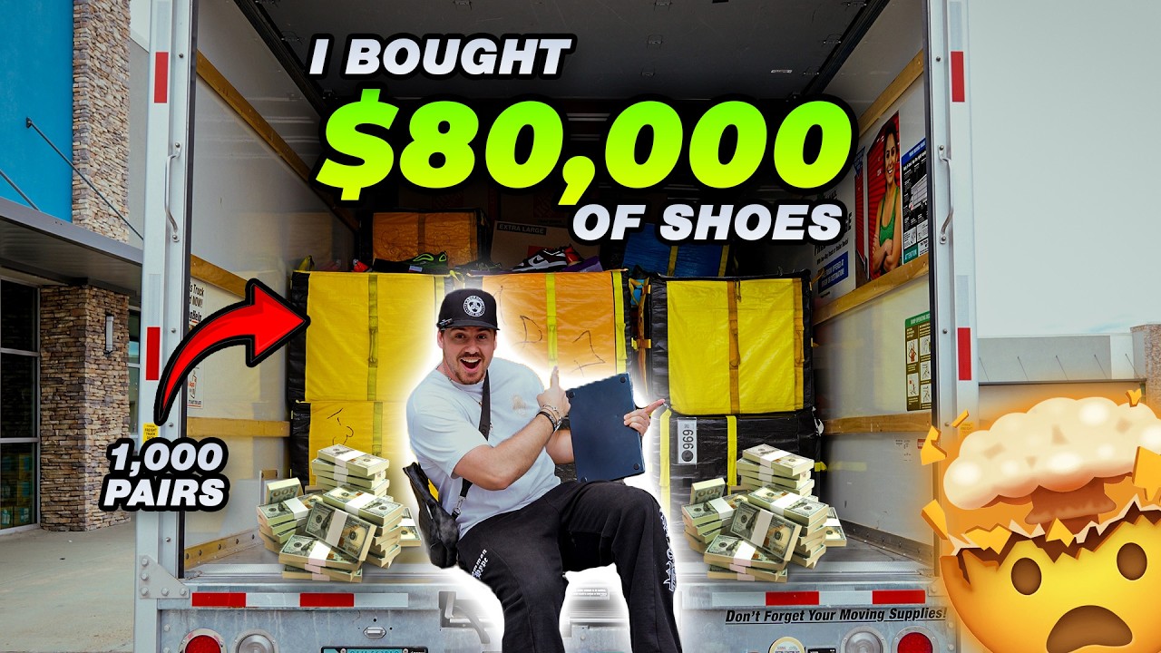 HOW I SPENT $80,000 ON 1,000 PAIRS OF SHOES (BIGGEST CASHOUT EVER) *CRAZY DEAL*