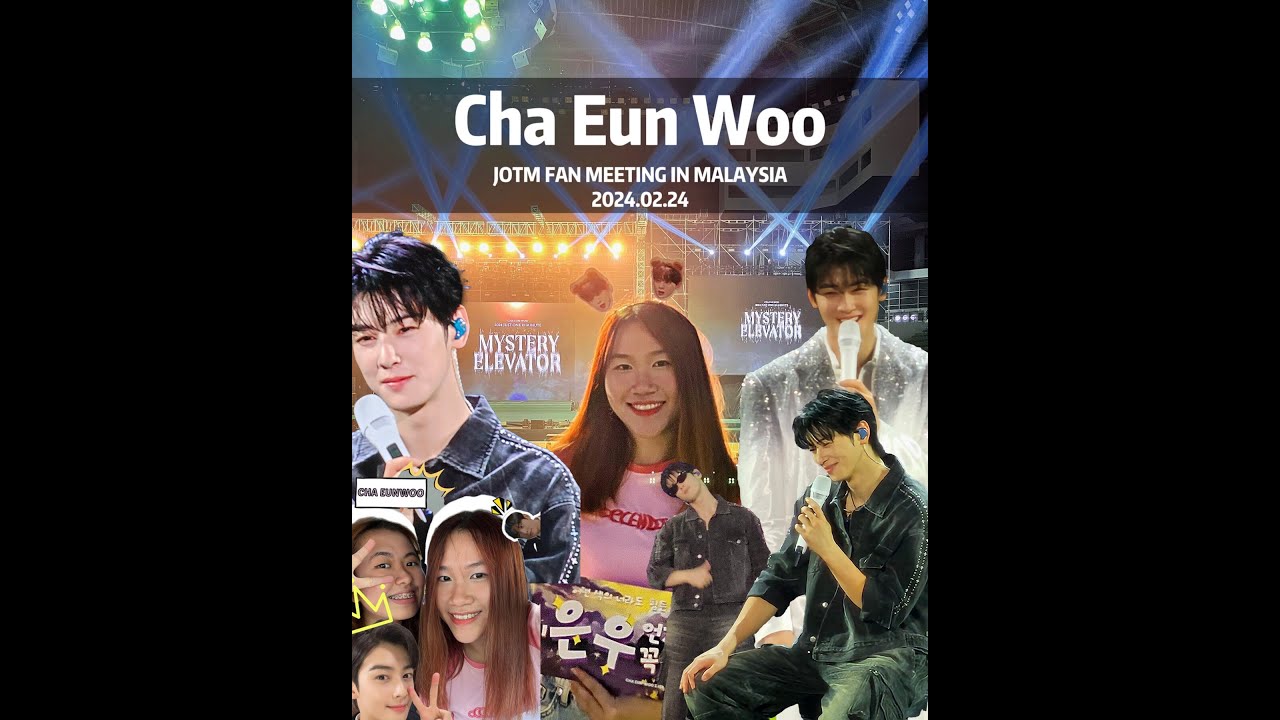 FOLLOW ME TO MEET CHA EUN WOO IN MALAYSIA 2024 PART 2 VLOG