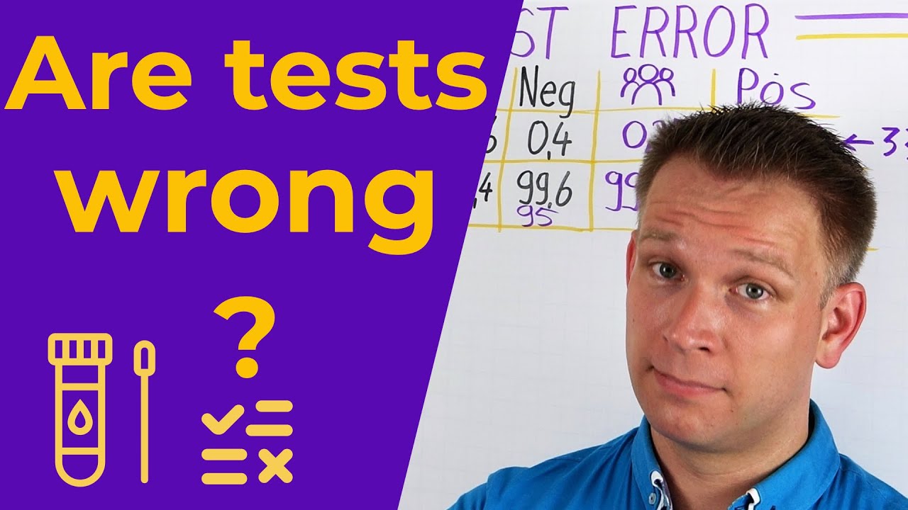 Test error consequences with low expected positives | With example from disease testing