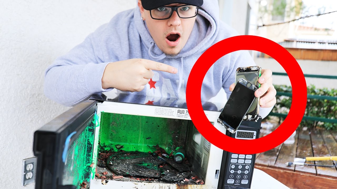 *WARNING* DO NOT MICROWAVE AN iPHONE!